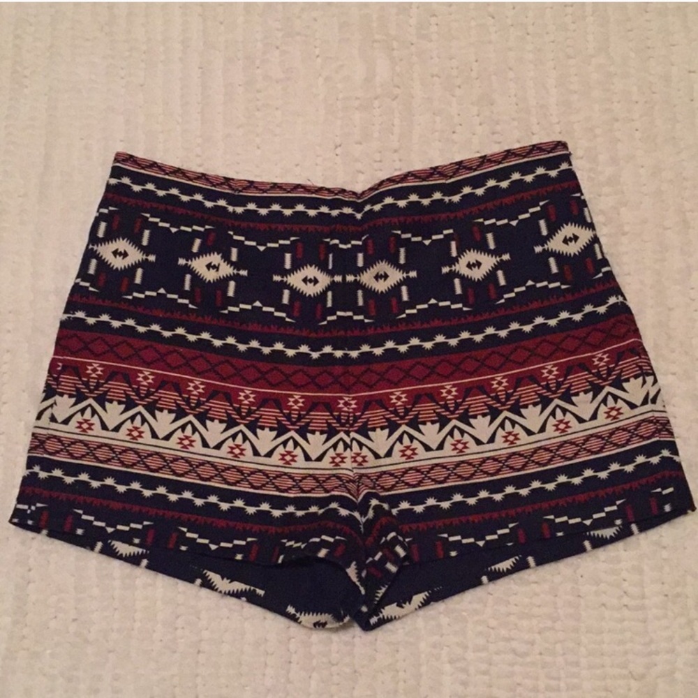 Forever 21 Aztec Print Shorts